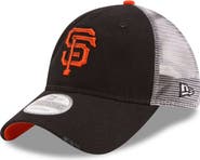 New Era Men's New Era Black San Francisco Giants Team Rustic 9TWENTY Trucker Adjustable Hat