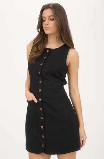 Button Front Minidress