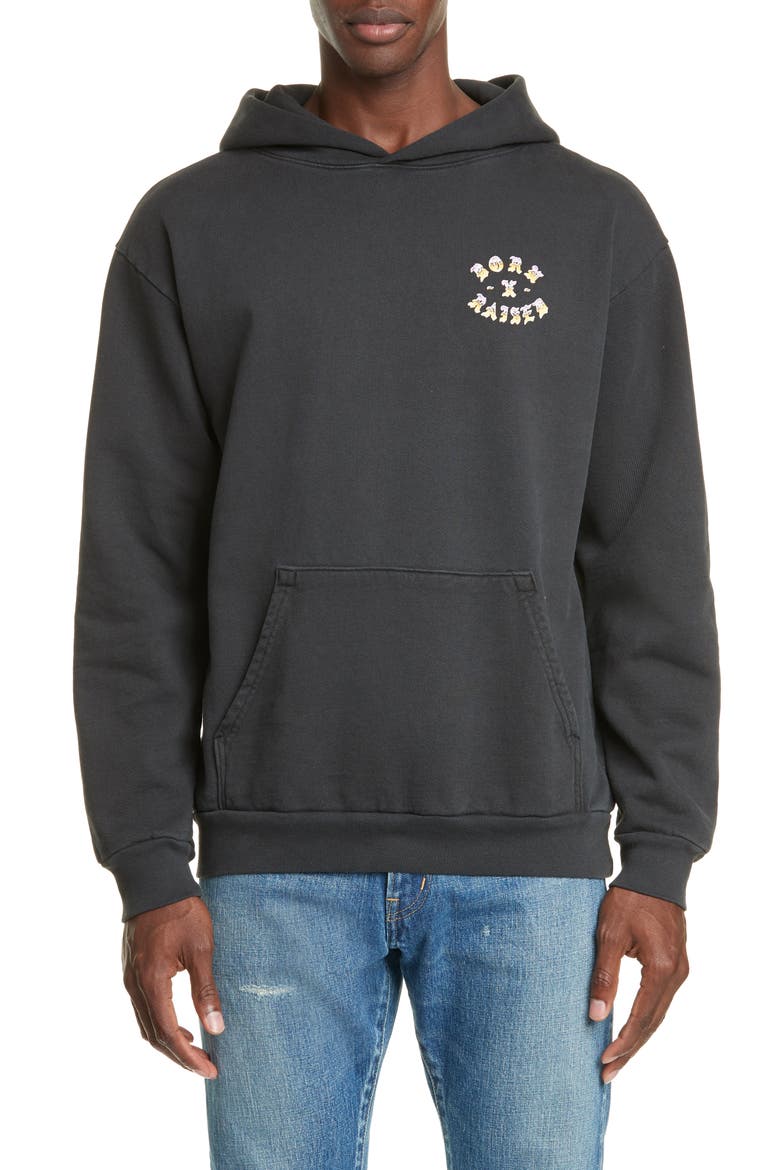 Sunset Rocker Hoodie (Nordstrom Exclusive), Alternate, color, BLACK