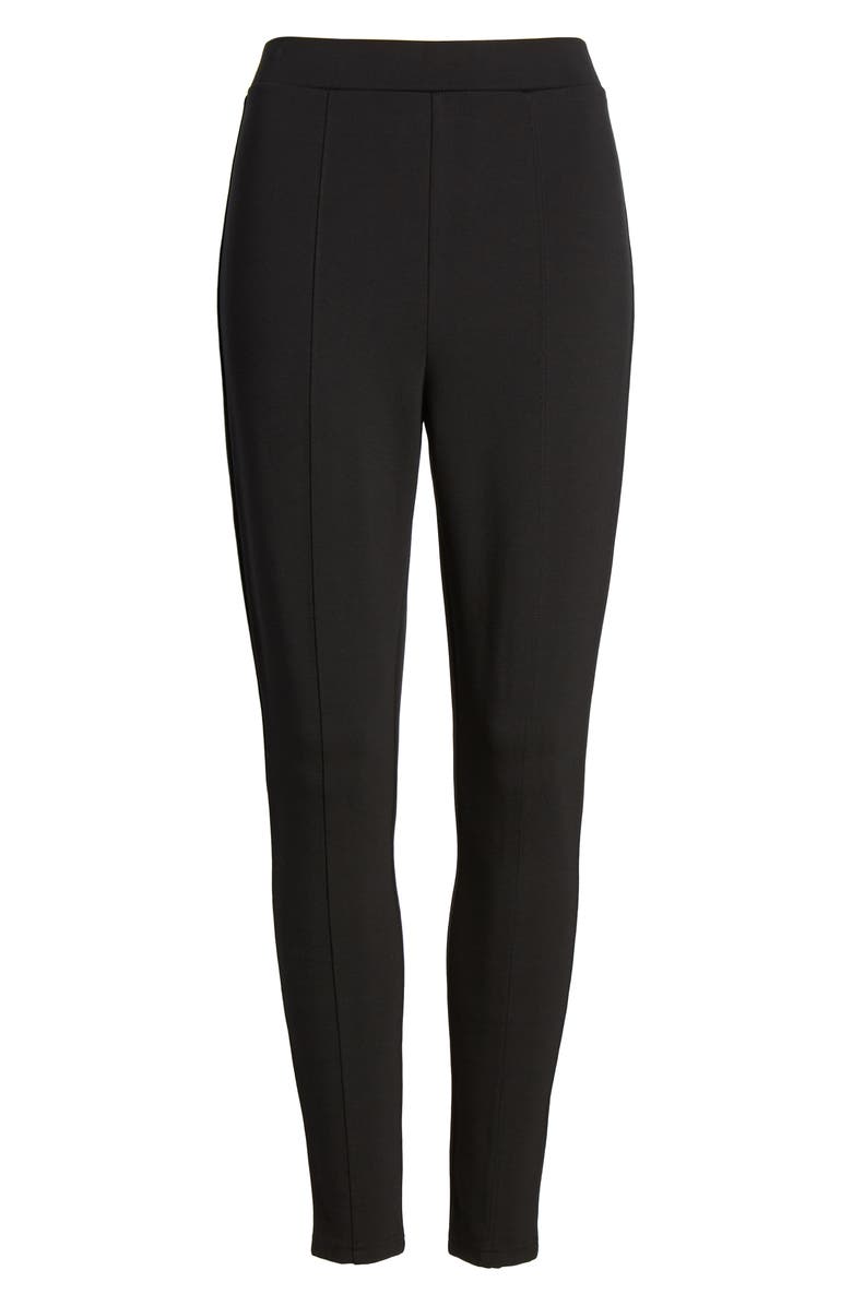 Nordstrom Essential High Waist Pintuck Ponte Leggings, Alternate, color,