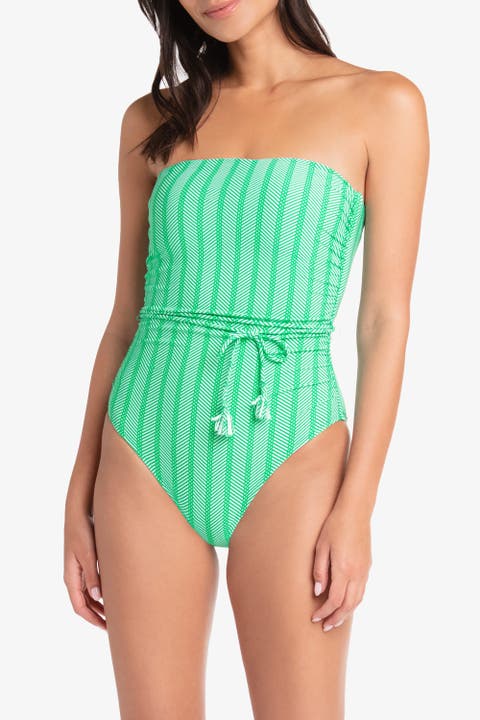 Tassel Belt Bandeau One-Piece