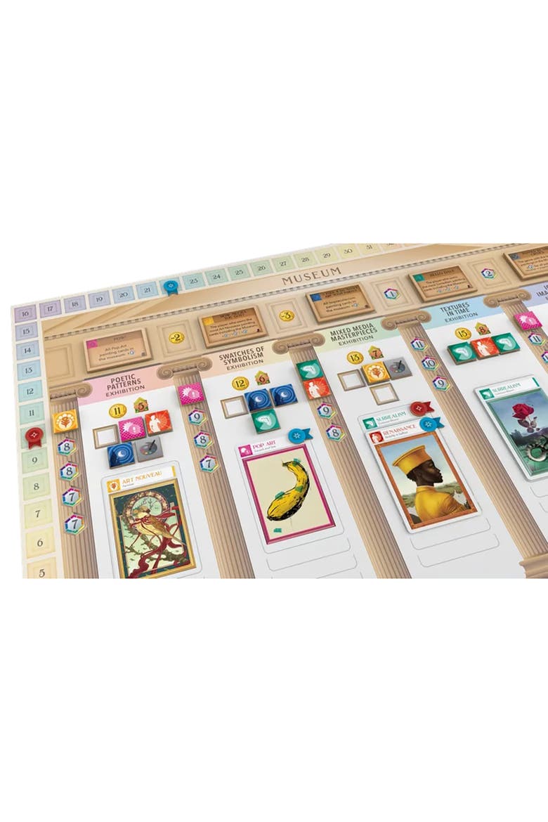 Art Decko, Deck Building Game of Art Collecting, Ages 14+, Alternate, color, Multicolored