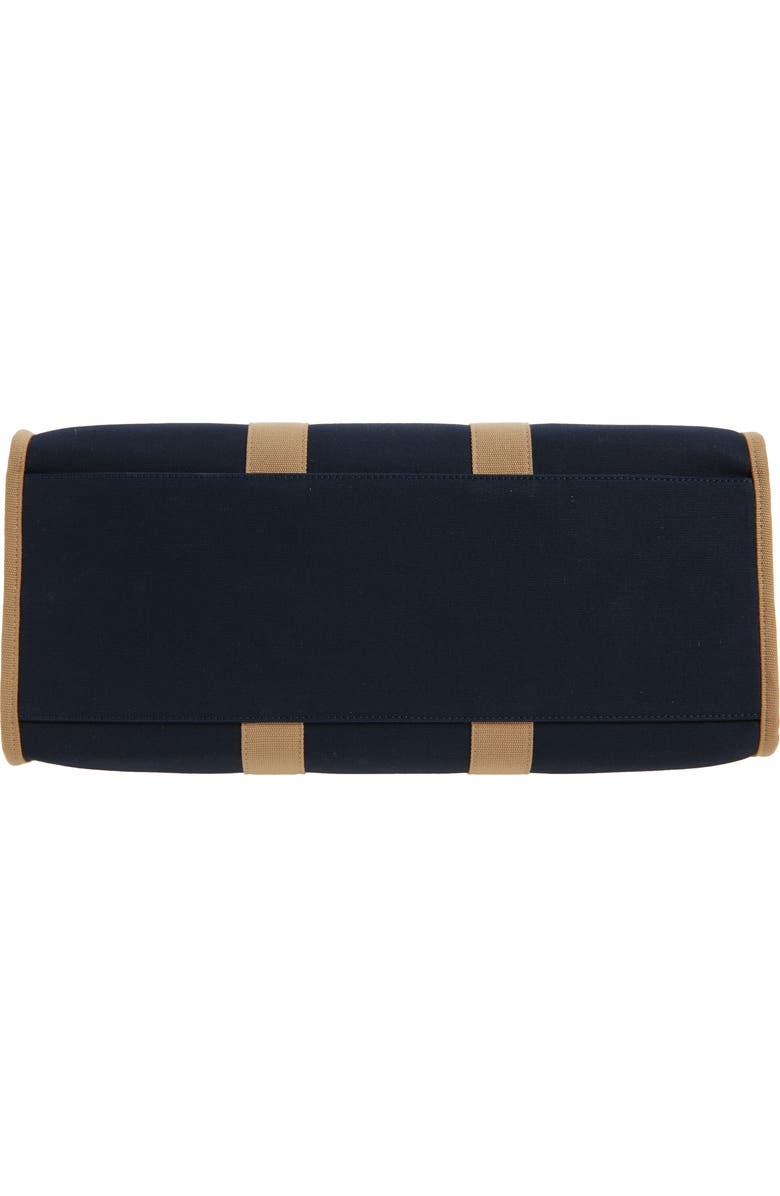 Moncler Canvas Tote, Alternate, color, Navy