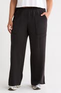 Wit & Wisdom Yoke Detail Wide Leg Scuba Pants