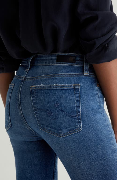 Shop Ag Mari Mid Rise Ankle Slim Straight Leg Jeans In Oceanside