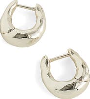Madewell Hammered Hoop Earrings