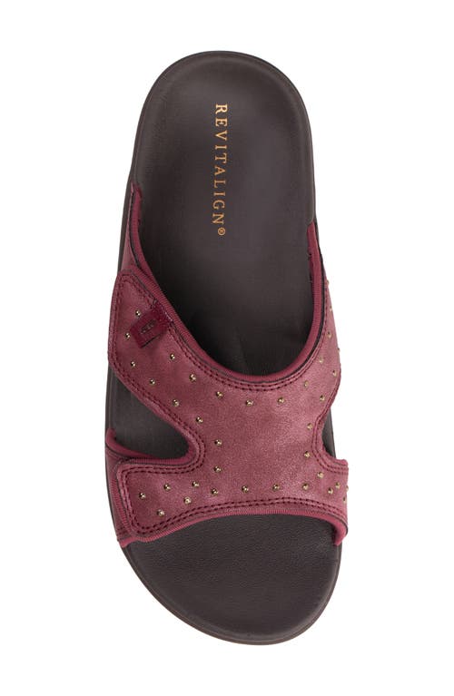 Revitalign Kholo Fresca Slide Sandal In Mulberry
