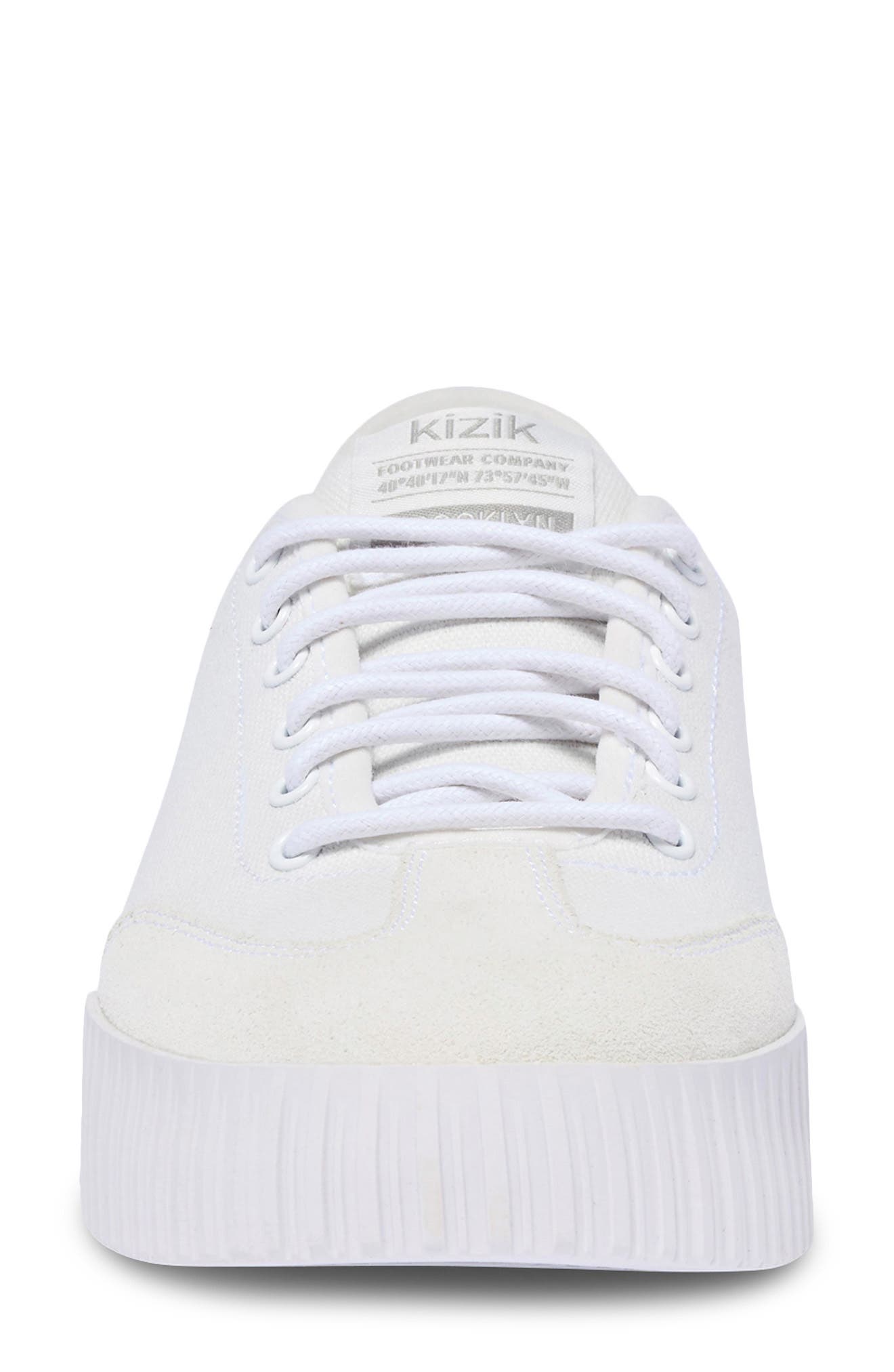 Kizik Brooklyn Hands-Free Sneaker, Alternate, color, Bright White