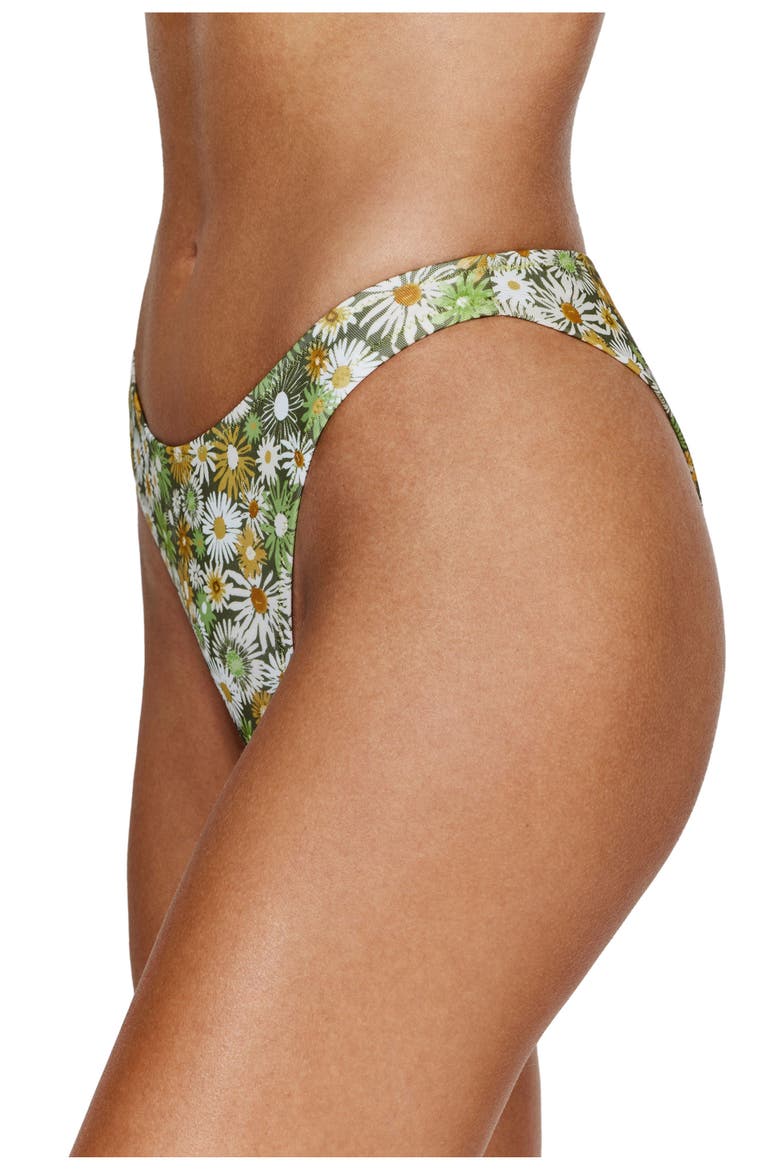 Gardenia Bikini Bottom, Alternate, color, Green