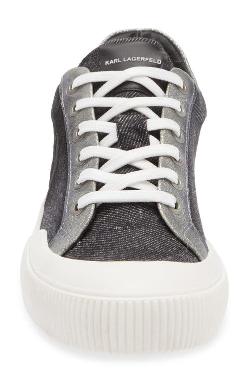 Karl Lagerfeld Paris Low Top Sneaker In Black