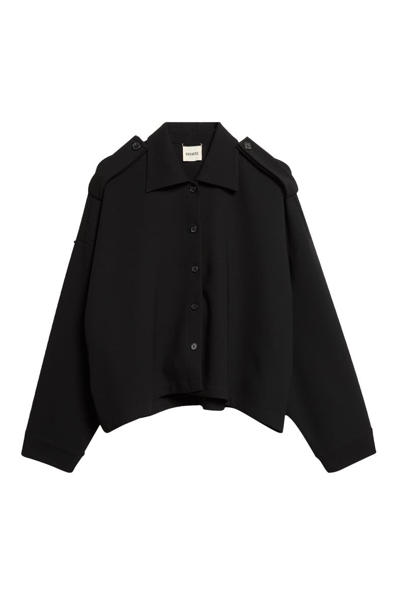 Bodine Button-Up Top, Main, color, BLACK