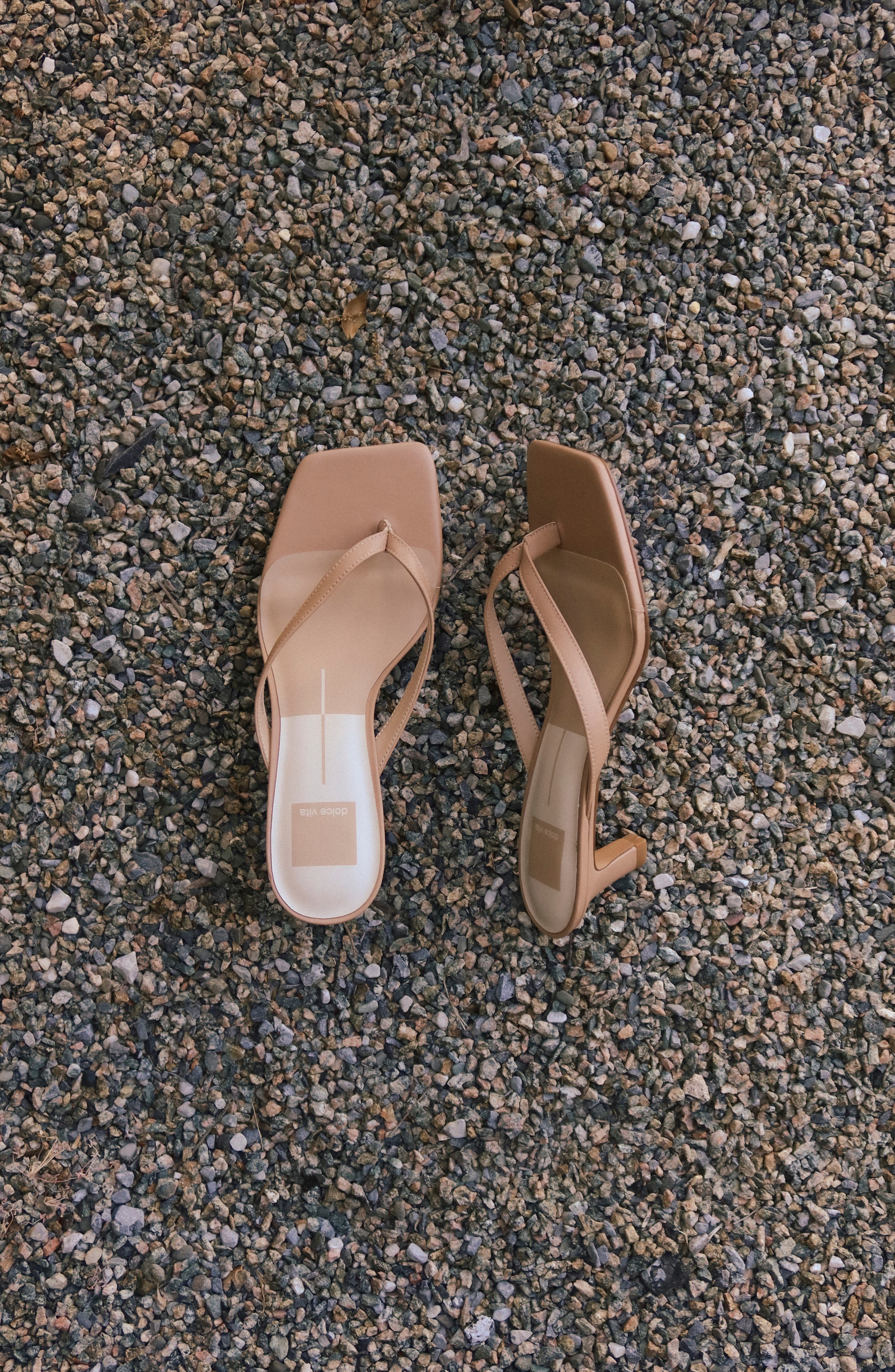 Ramia Kitten Heel Flip Flop, Alternate, color, BONE LEATHER