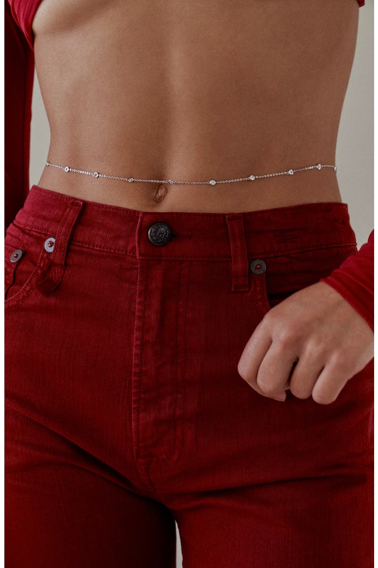 Andi Belly Chain, Alternate, color, SILVER