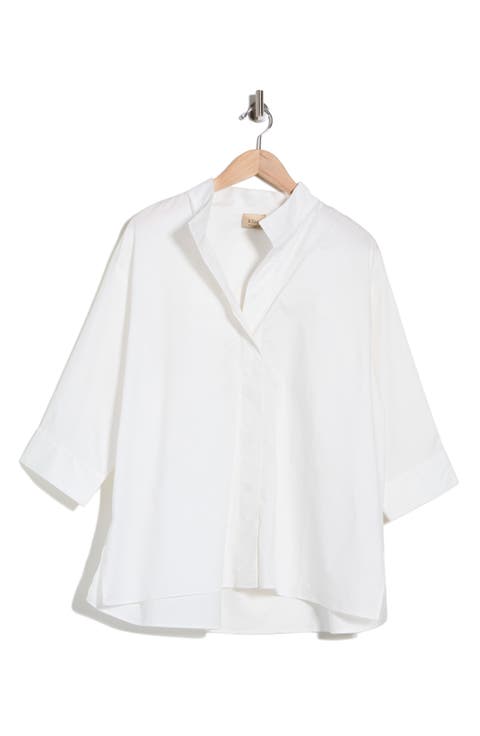 Stand Up Collar Top (Plus)