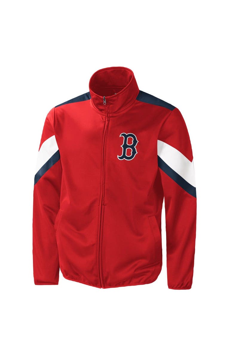 G-III SPORTS BY CARL BANKS Men's G-III Sports by Carl Banks Red Boston Red Sox Earned Run Full-Zip Jacket, Alternate, color, Red