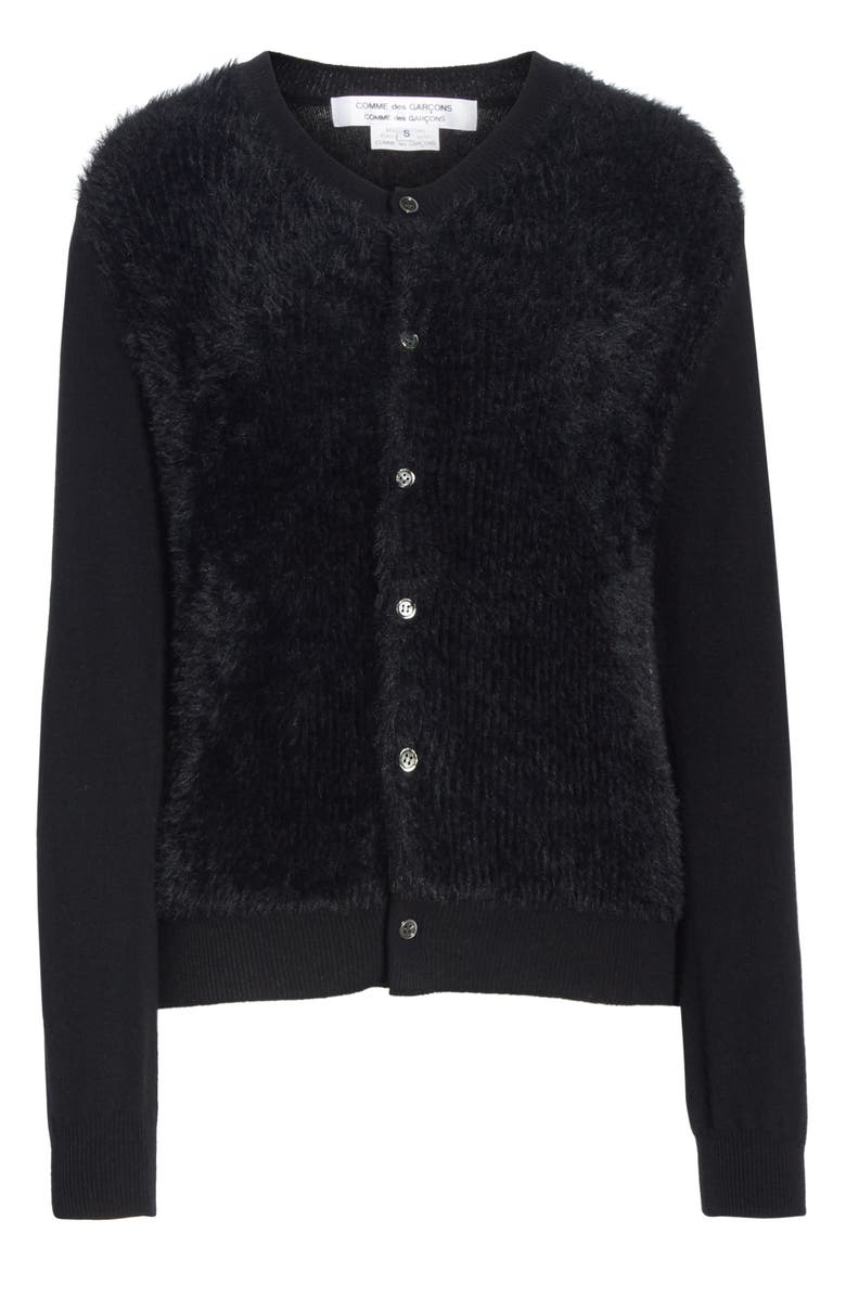 Comme des Garçons Fuzzy Cardigan, Alternate, color,