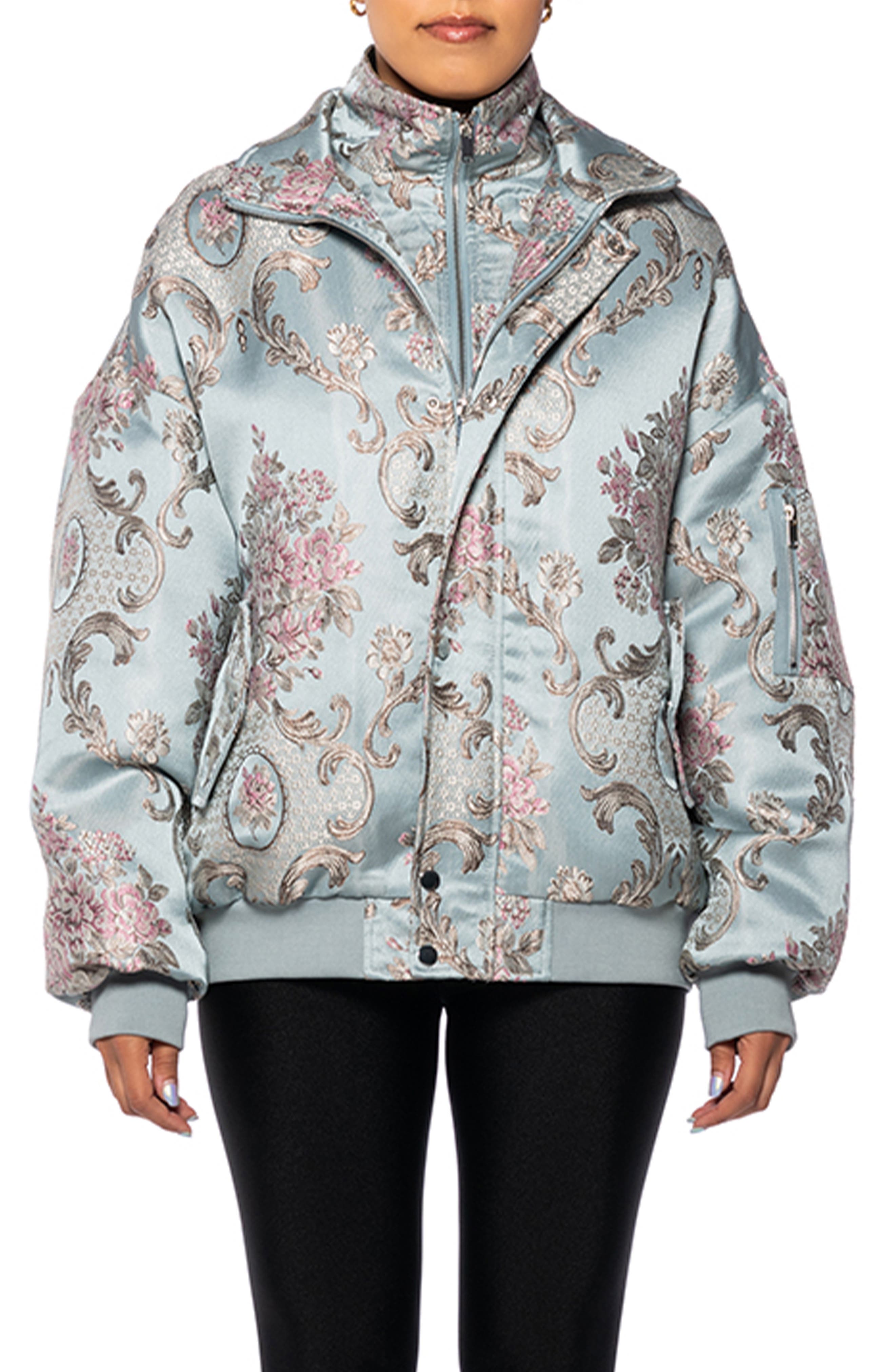 Brocade Bomber Jacket