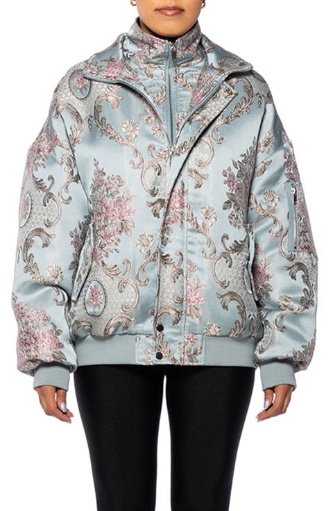 Brocade Bomber Jacket