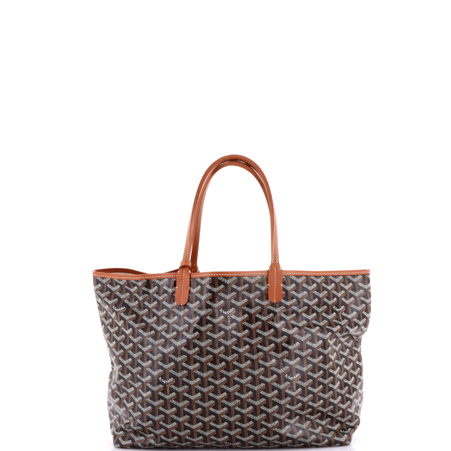 Pre-Owned Goyard Saint Louis Tote Coated Canvas PM, Alternate, color, Brown