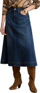 Lauren Ralph Lauren Denim Midi Skirt