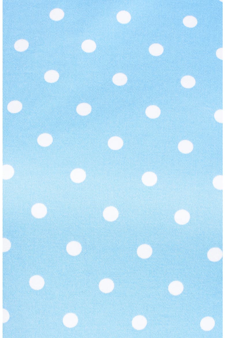 Dot Crew Love Circle Stretch Cotton Dress, Alternate, color, BLUE