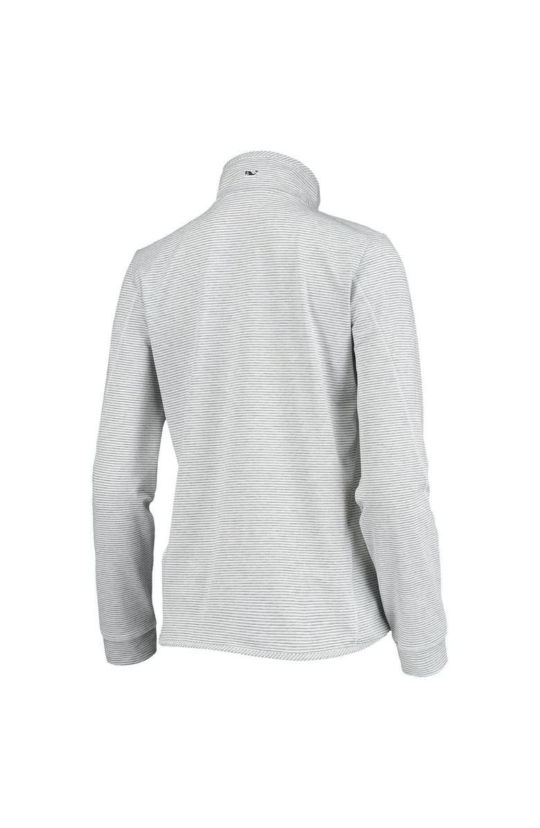 vineyard vines Women's Vineyard Vines Heather Gray Seattle Seahawks Sankaty Shep Half-Zip Pullover Top, Alternate, color, 