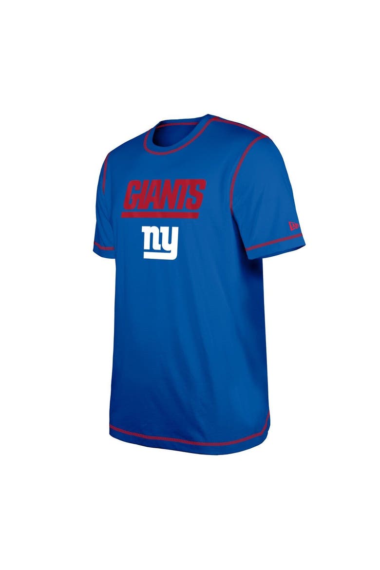 Men's New Era  Royal New York Giants Third Down Puff Print T-Shirt, Alternate, color, Royal