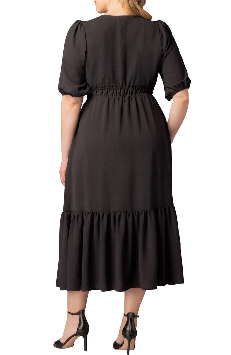 Kiyonna Bailey Square Neck Maxi Dress, Alternate, color, 