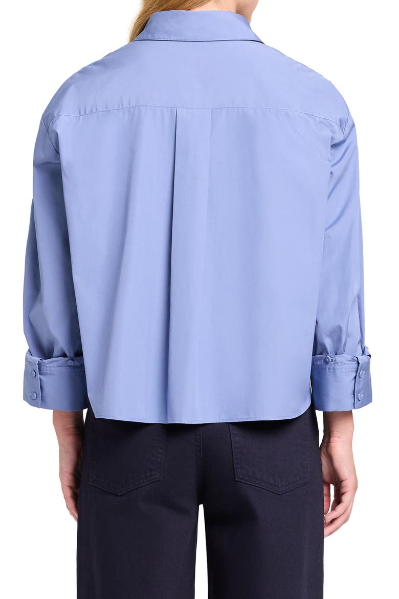 JD Cotton Shirt, Alternate, color, COUNTRY BLUE