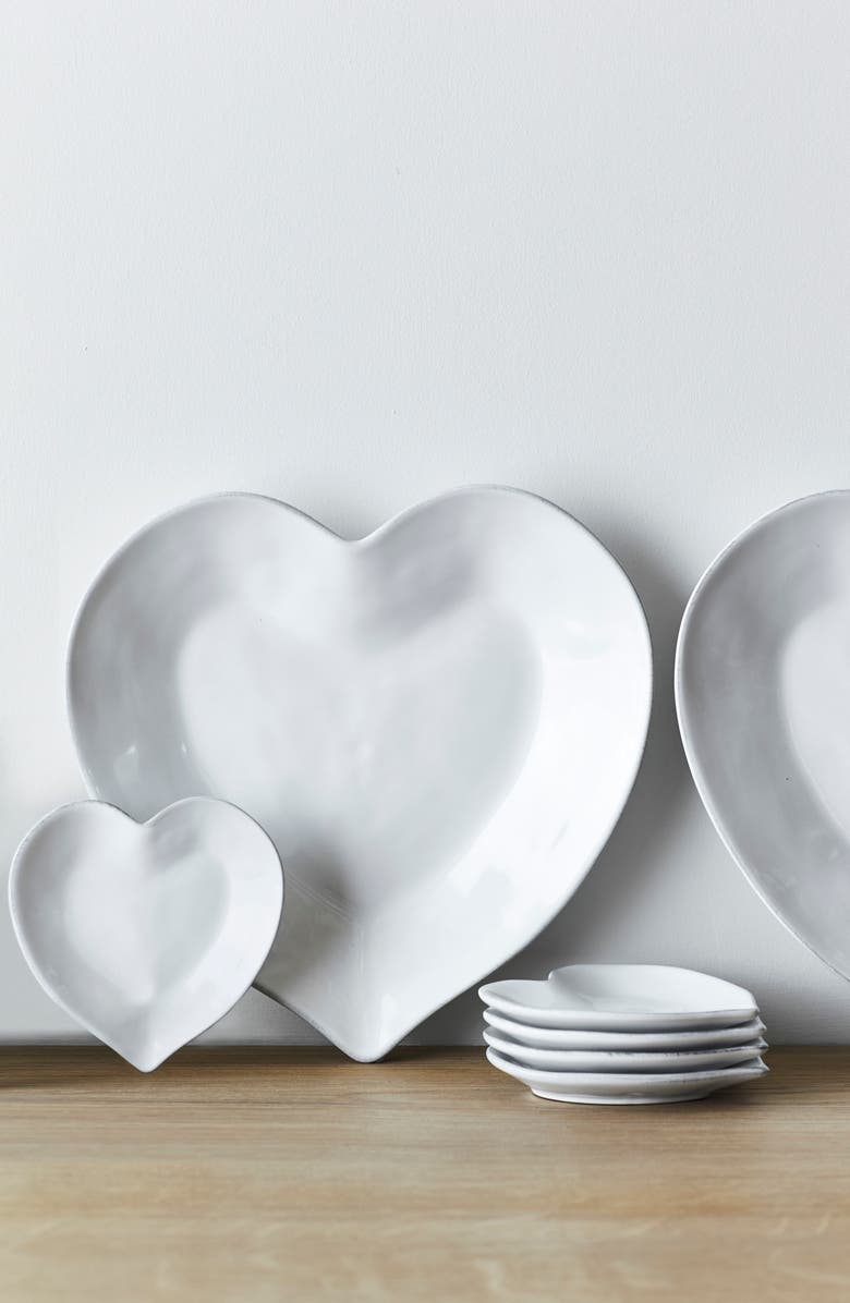 The White Company Porto Heart Plate, Alternate, color, 