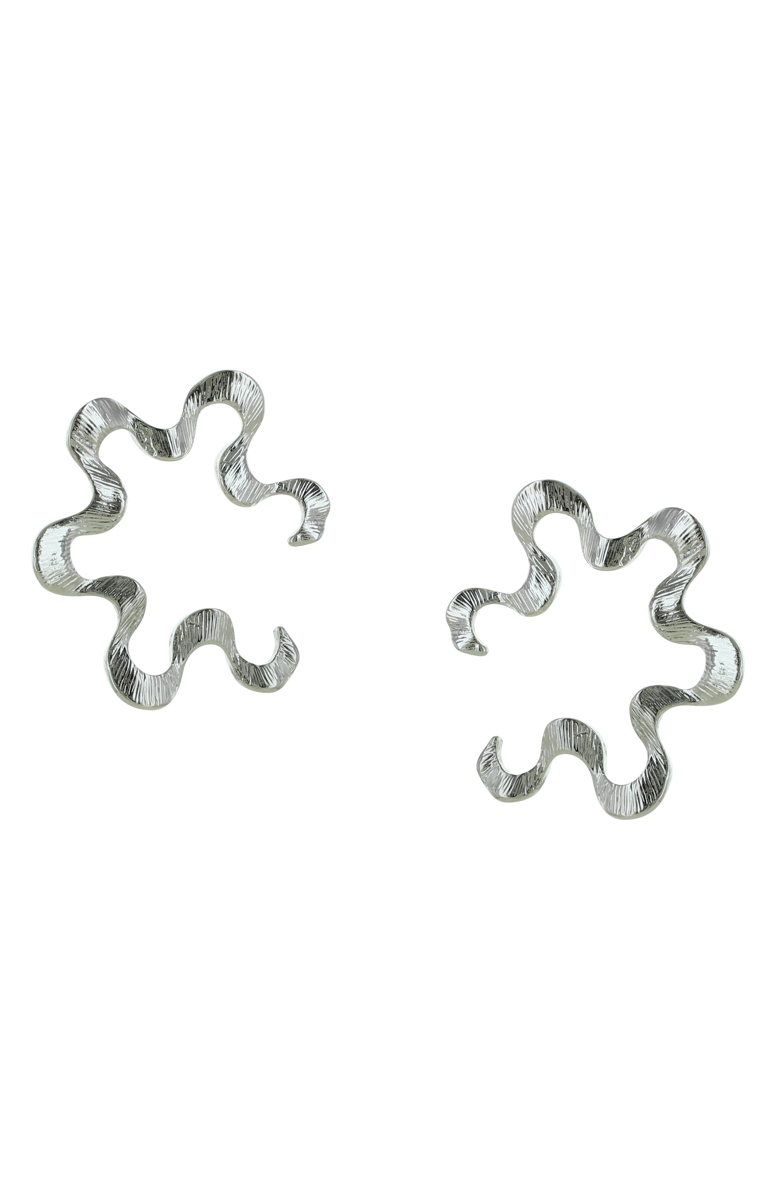 Gia Open Hoop Earrings