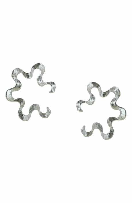 Gia Open Hoop Earrings