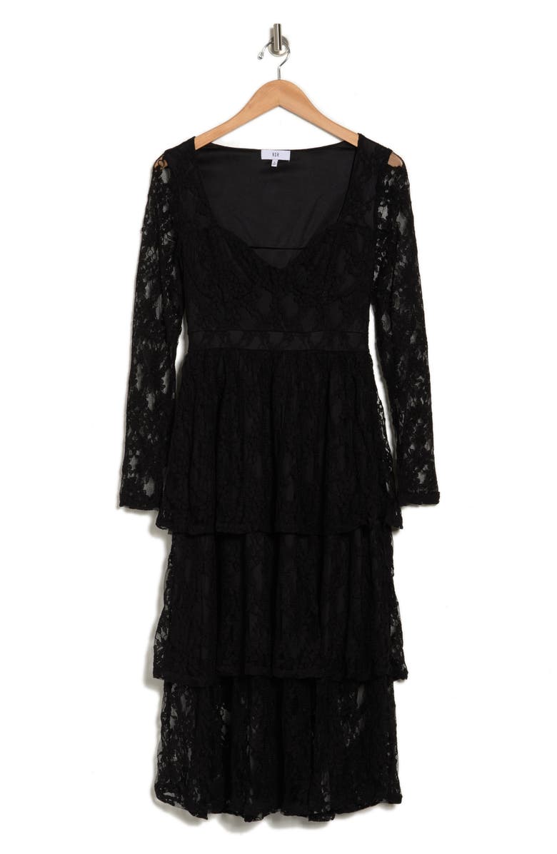 NSR Nikki Lace Long Sleeve Dress, Alternate, color, 