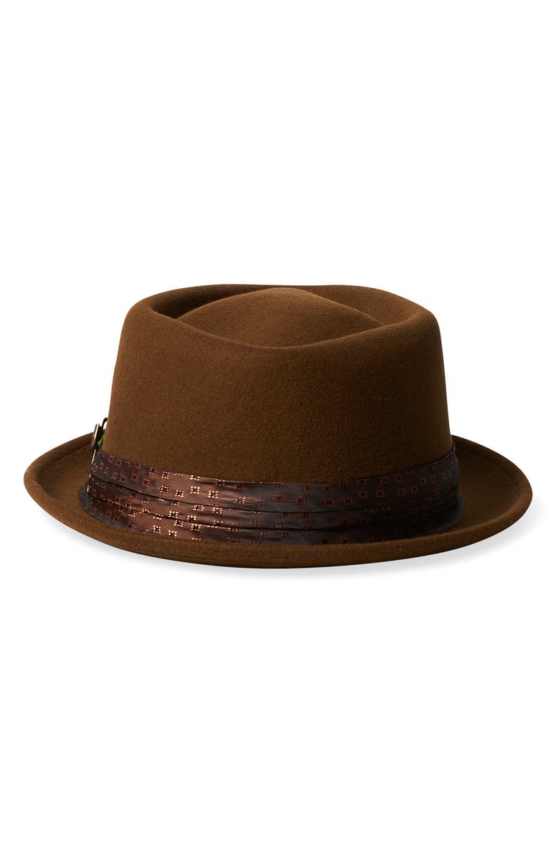 Brixton Stout Wool Felt Pork Pie Hat, Alternate, color, 