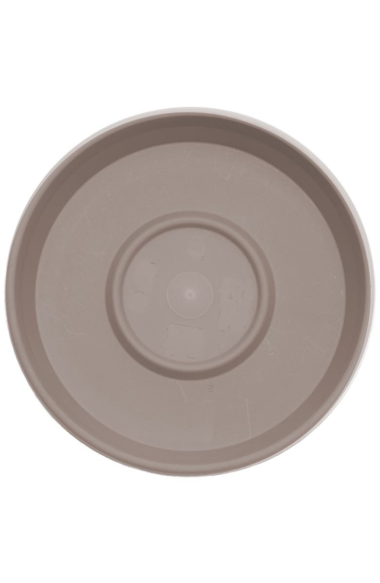 Bloem Terra 17 Inch Resin Saucer, Pebble Stone Beige, Durable Round Flowerpot Tray, Alternate, color, Beige