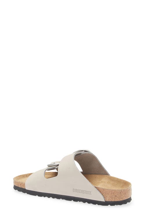 Birkenstock Arizona Big Buckle Slide Sandal In Gray