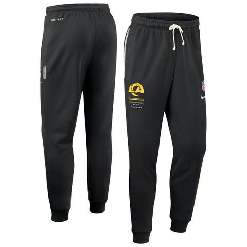 Men's Nike Black Los Angeles Rams Sideline Standard Issue Touchback Kick Dri-FIT Taper Pants