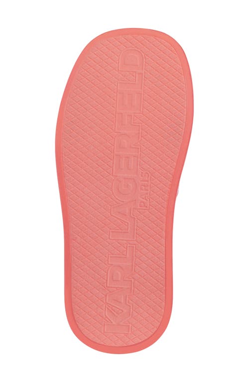 Karl Lagerfeld Ohare Platform Slide Sandal