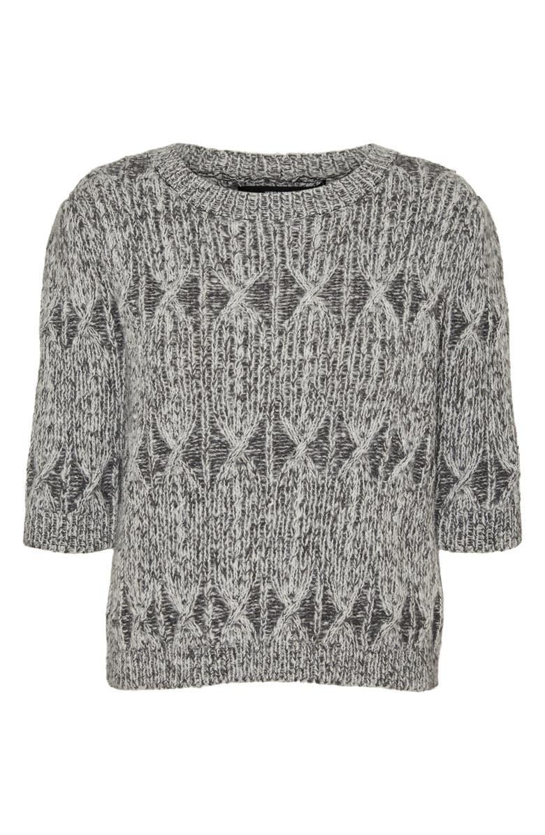 VERO MODA Melio Marled Three Quarter Sleeve Sweater, Main, color,
