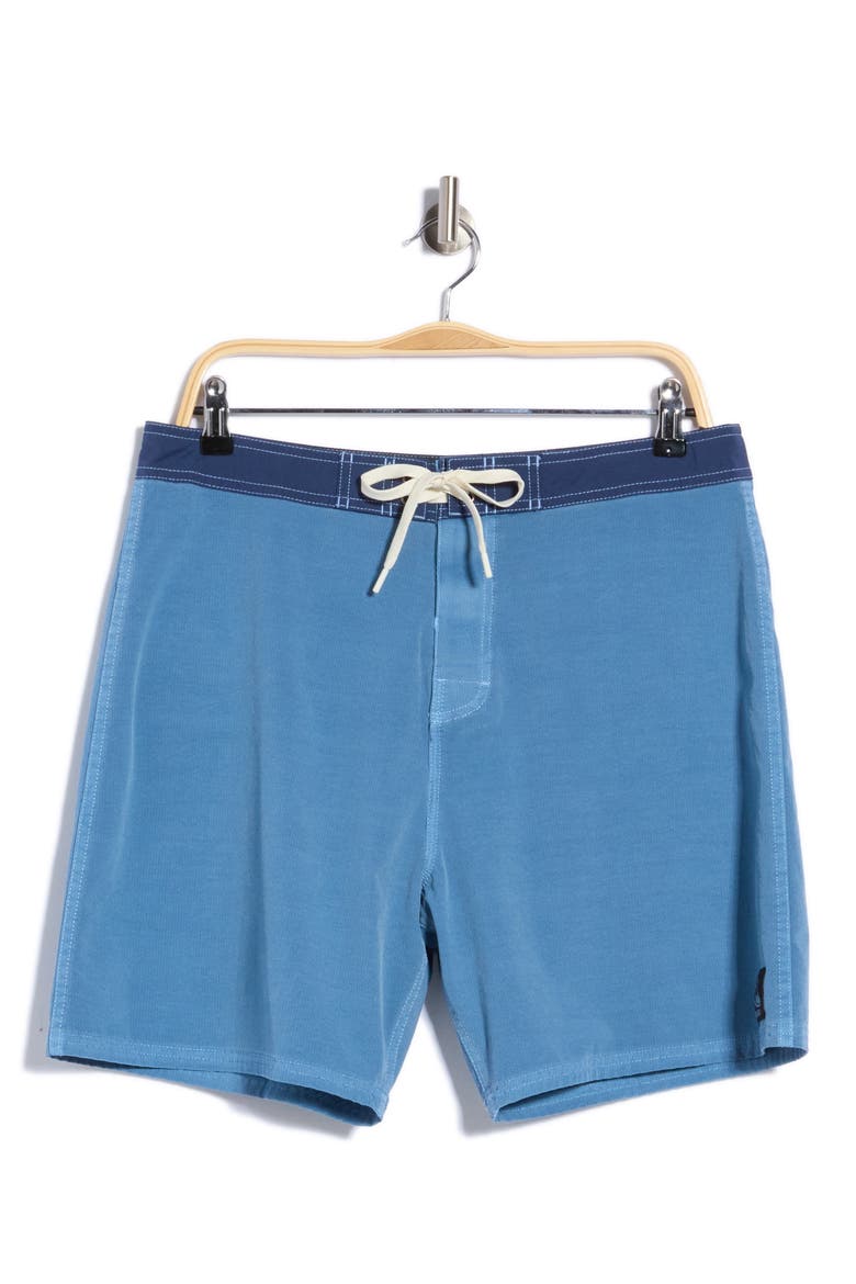 Original Straight Premium 18 Board Shorts, Main, color, NIAGARA