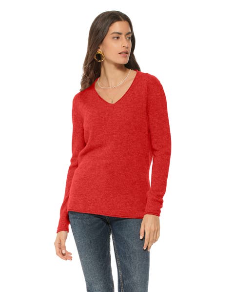 Ultra-Light Pure Cashmere V-Neck Sweater