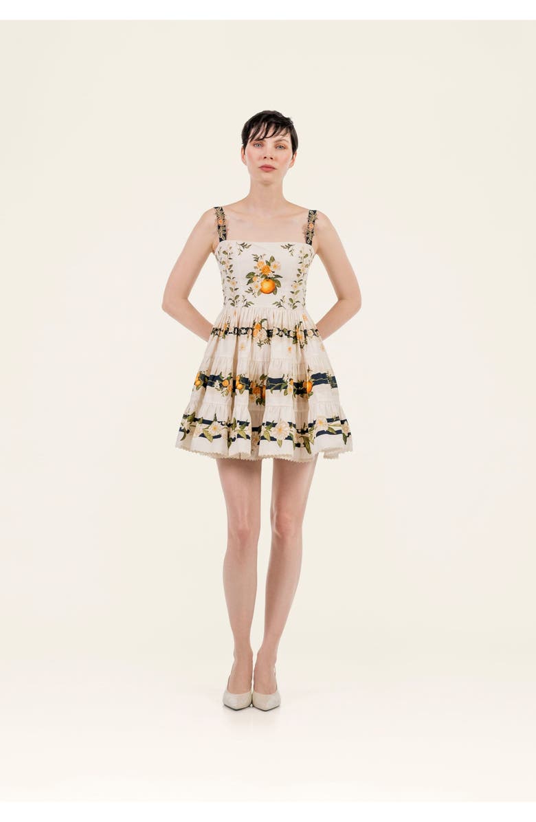 Agua by Agua Bendita Lima Valle Mini Dress, Alternate, color, Multicolor