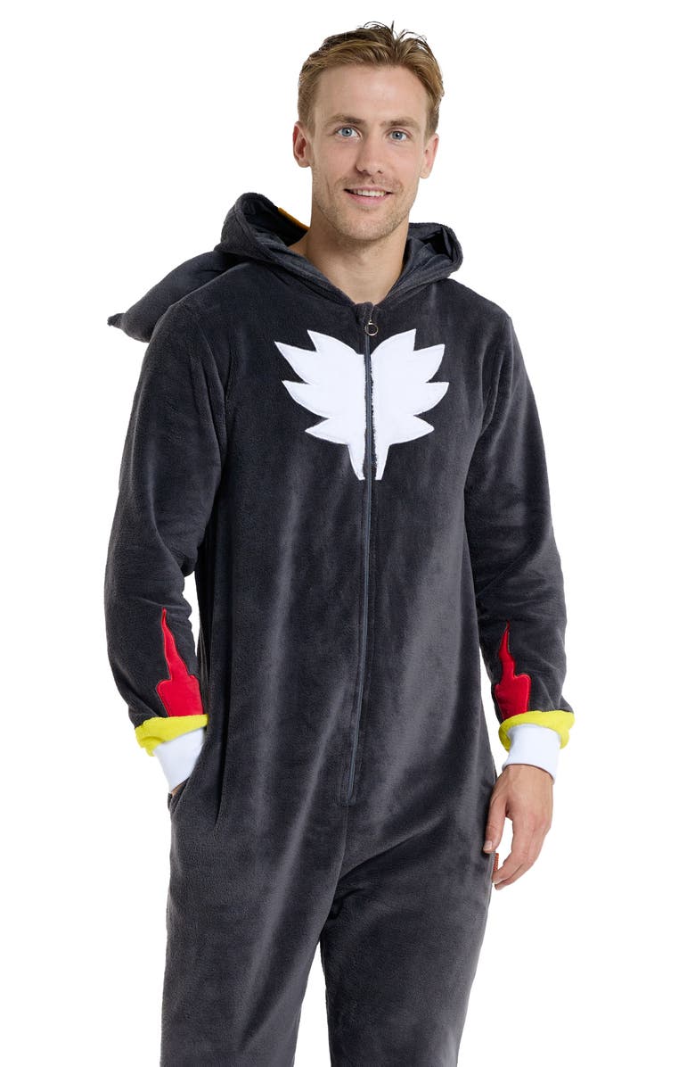 OppoSuits Shadow Onesie, Alternate, color, Black