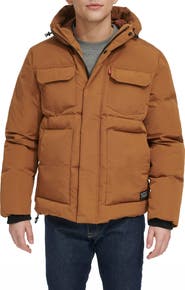 Levi's Water Resistant Hooded Quilted Puffer Jacket
