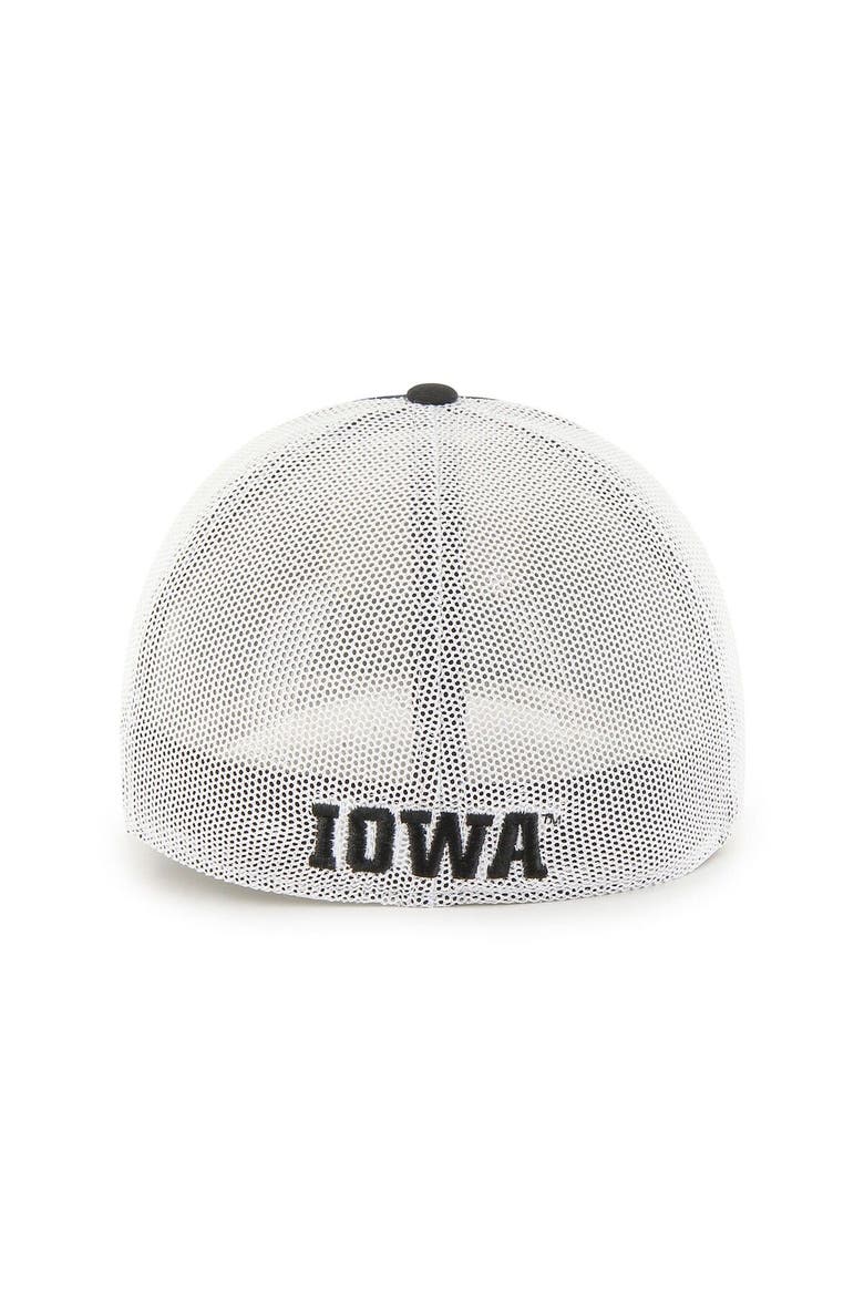 Men's '47 Black Iowa Hawkeyes Unveil Trophy Flex Hat, Alternate, color, Black