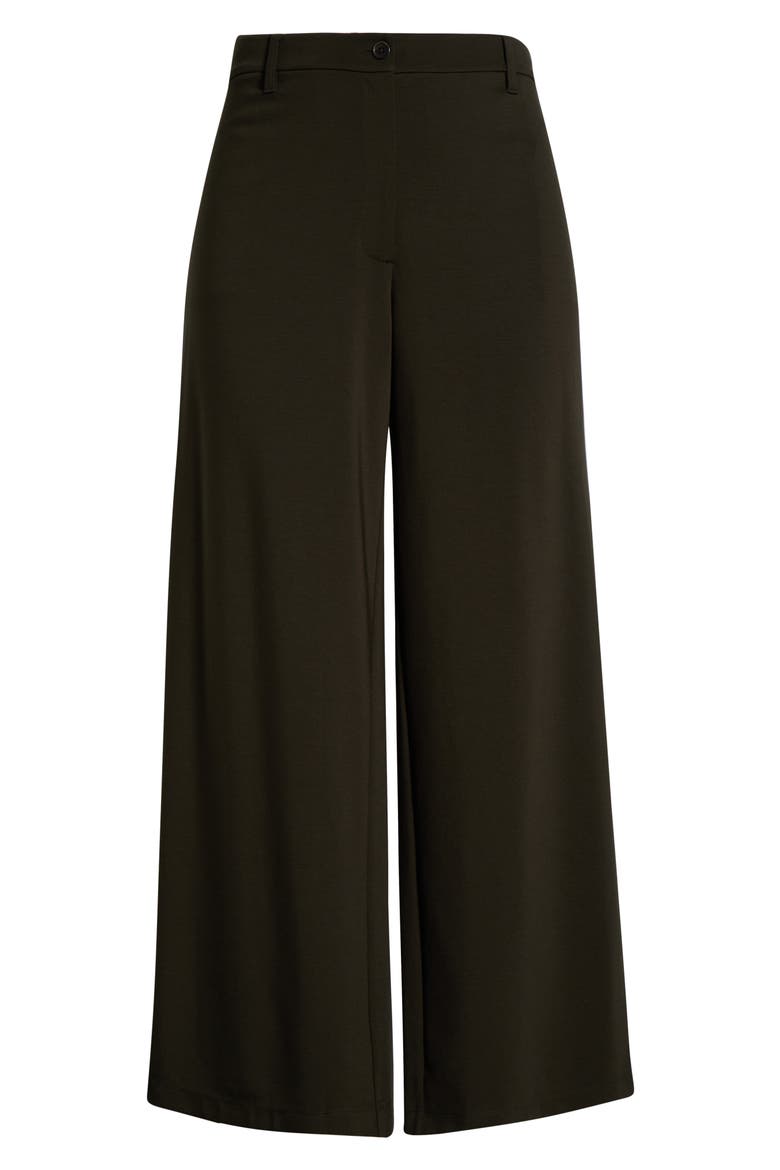 High Waist Wide Leg Pants, Alternate, color, WOODLAND