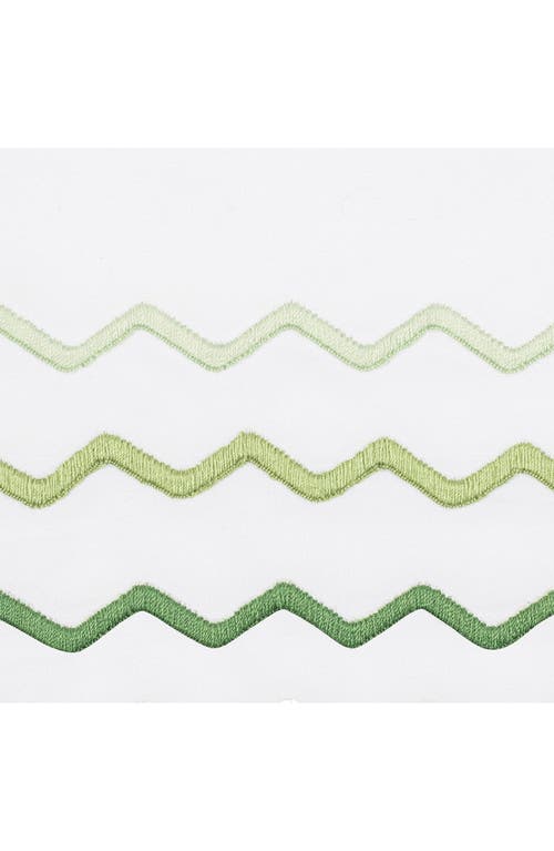 Matouk Axel Embroidered Duvet Cover In White