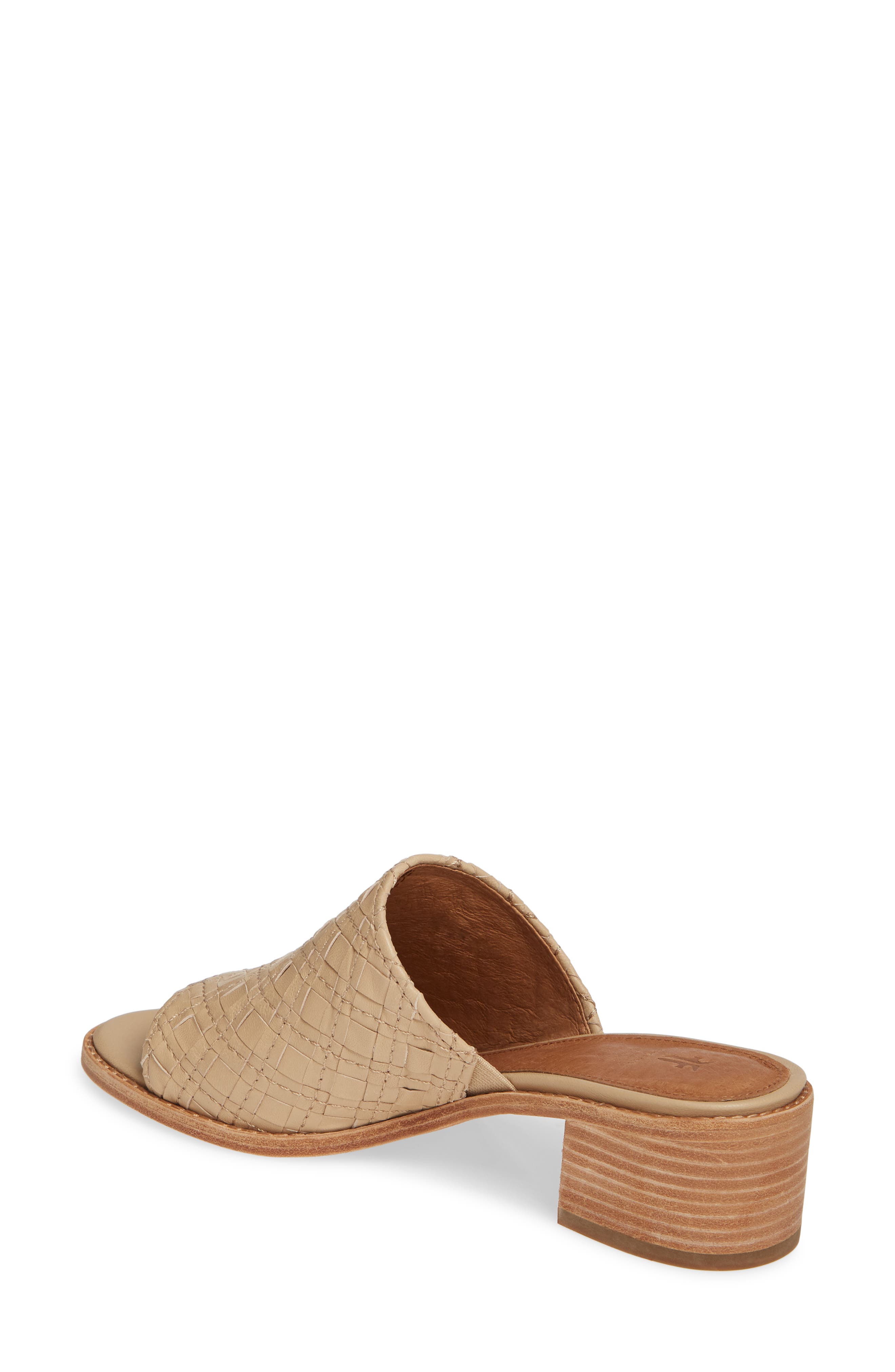 Cindy Woven Slide Sandal, Alternate, color, CREAM
