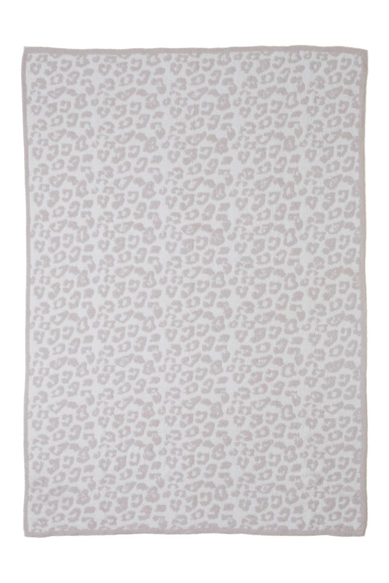 CozyChic® Leopard Print 54 x 72 Throw Blanket, Alternate, color, CREAM/STONE