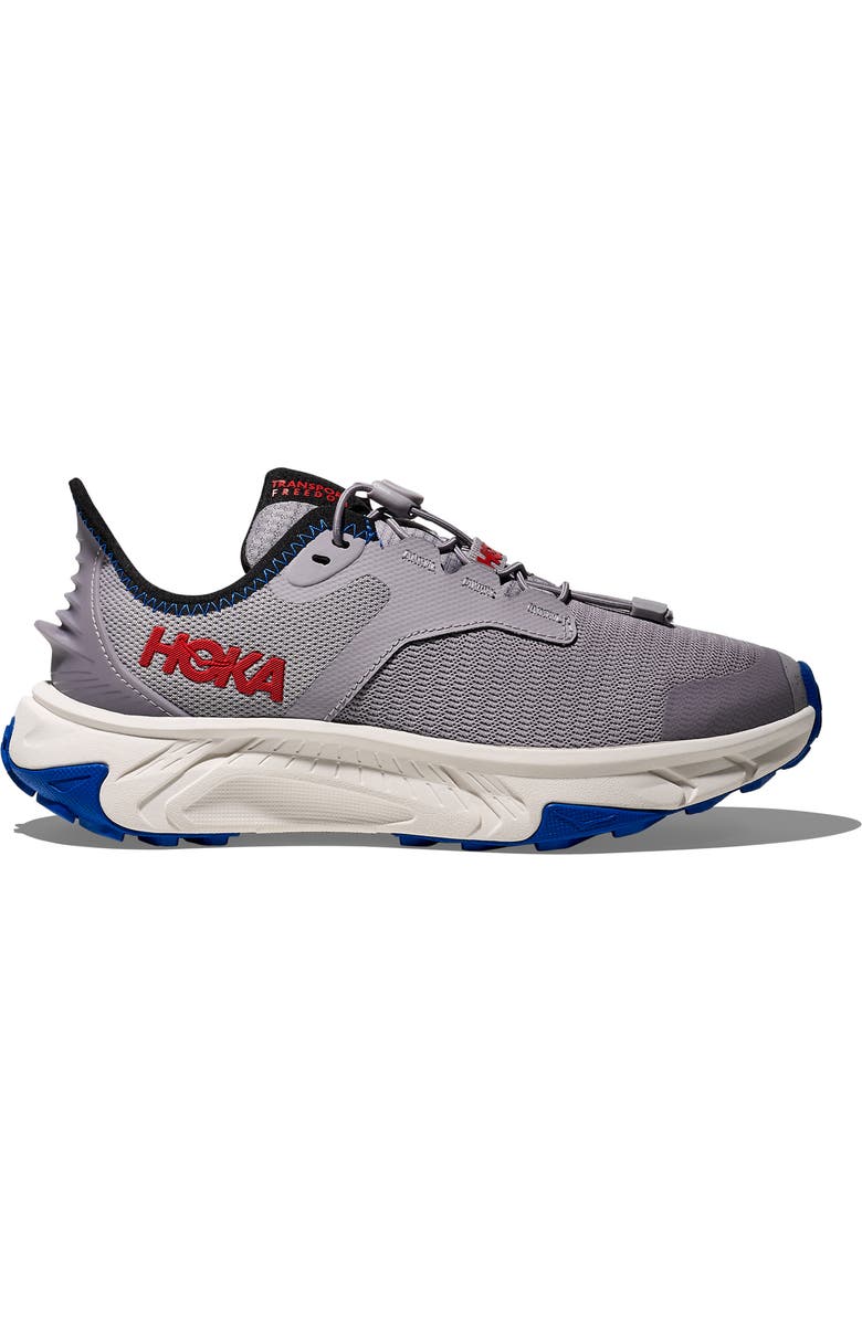 HOKA Kids' Transport Freedom Hiking Sneaker, Alternate, color, Foggy Grey / Frost